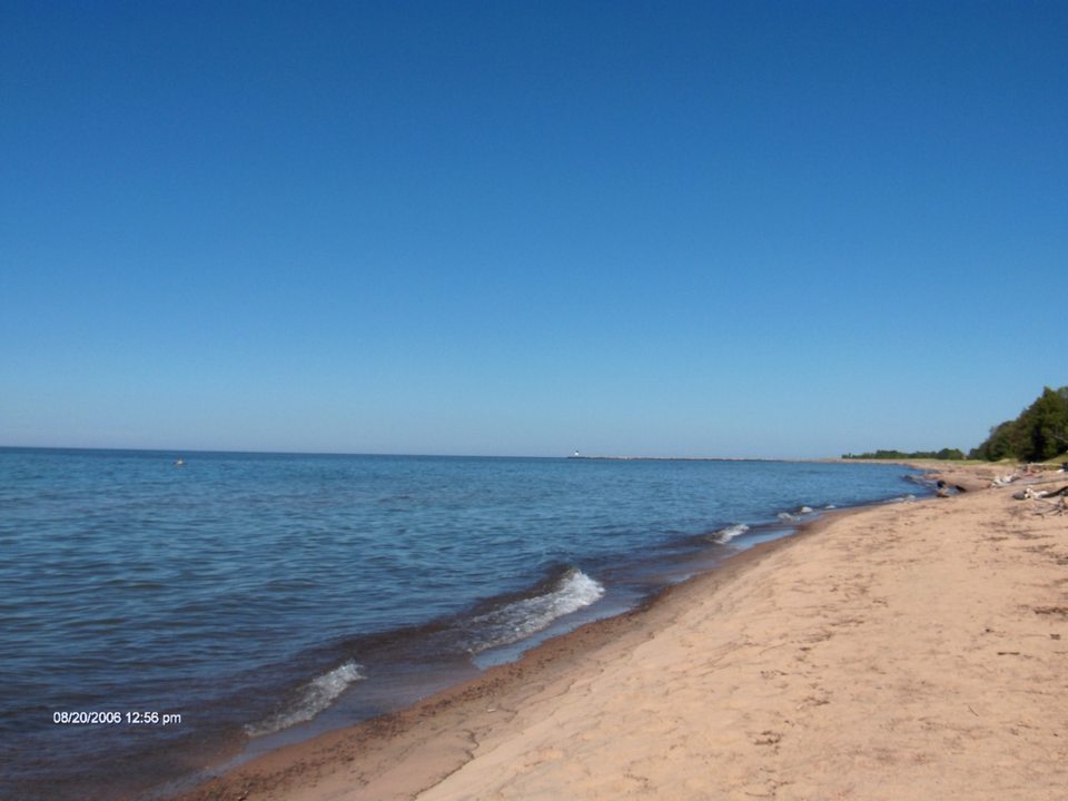 Ontonagon, MI Lake Superior approximately half mile from downtown