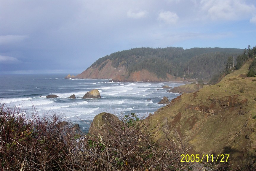 Cannon Beach, OR North of Chapman Cove photo, picture, image (Oregon) at