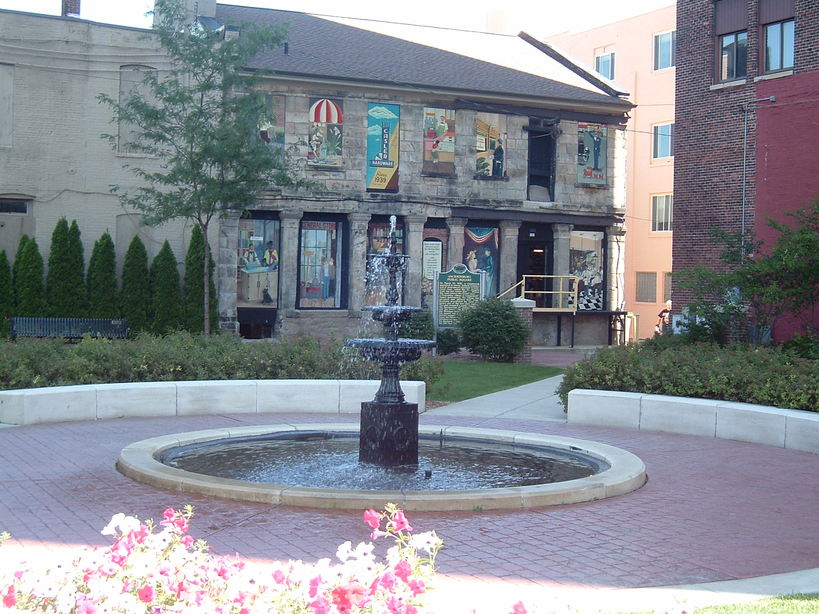 Jackson, MI Bucky Harris Park in downtown Jackson, MI photo, picture