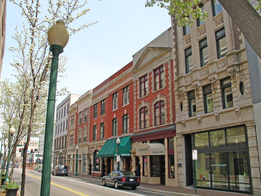 Norfolk, VA Granby St near main st. photo, picture, image (Virginia