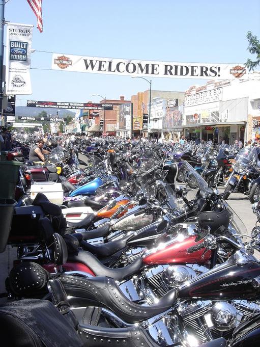 Sturgis, SD Sturgis Downtown during 66th Annual Bike Week 2006