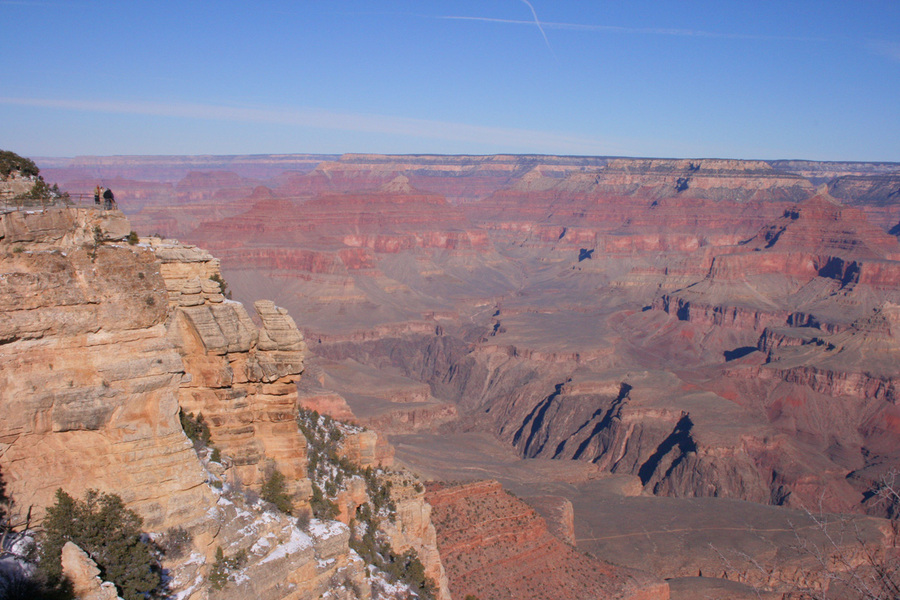Grand Canyon Village, AZ Grand Canyon at Mather point photo, picture, image (Arizona) at city
