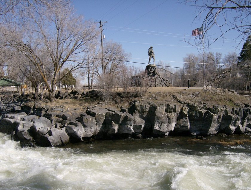 St. Anthony, ID Veteran's memorial in St. Anthony photo, picture
