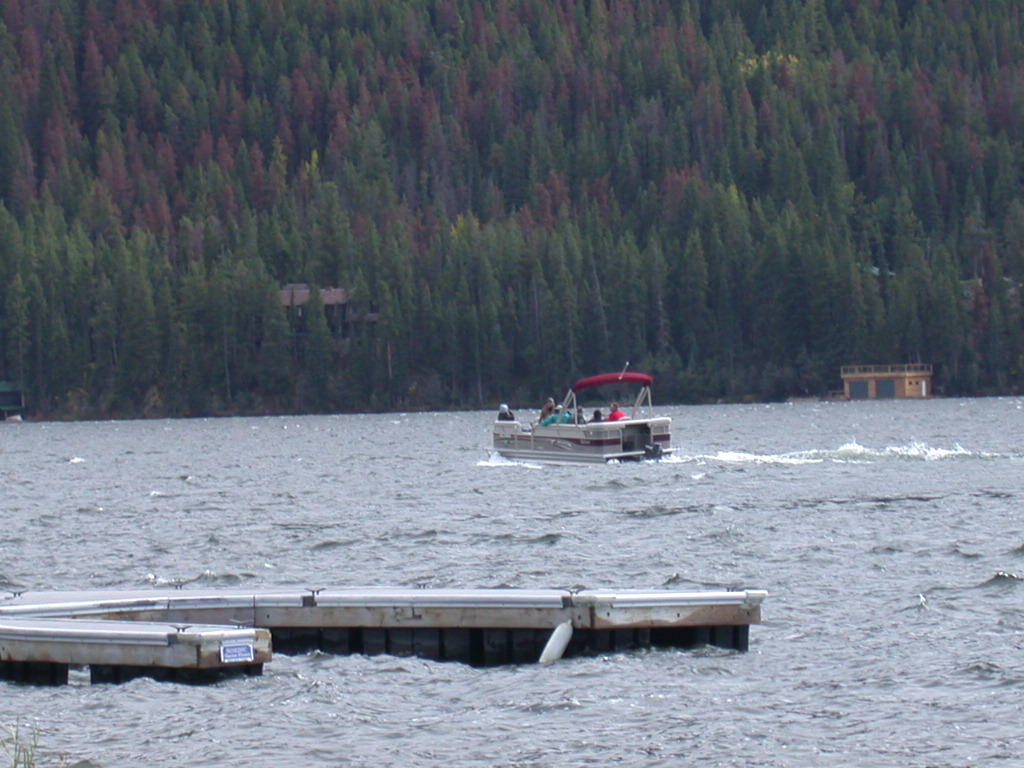 Grand Lake, CO Waterfront at Grand Lake, CO Sept 2005 photo, picture