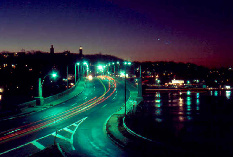 Highlands, NJ Navesink Twin Towers from Route 36 photo, picture