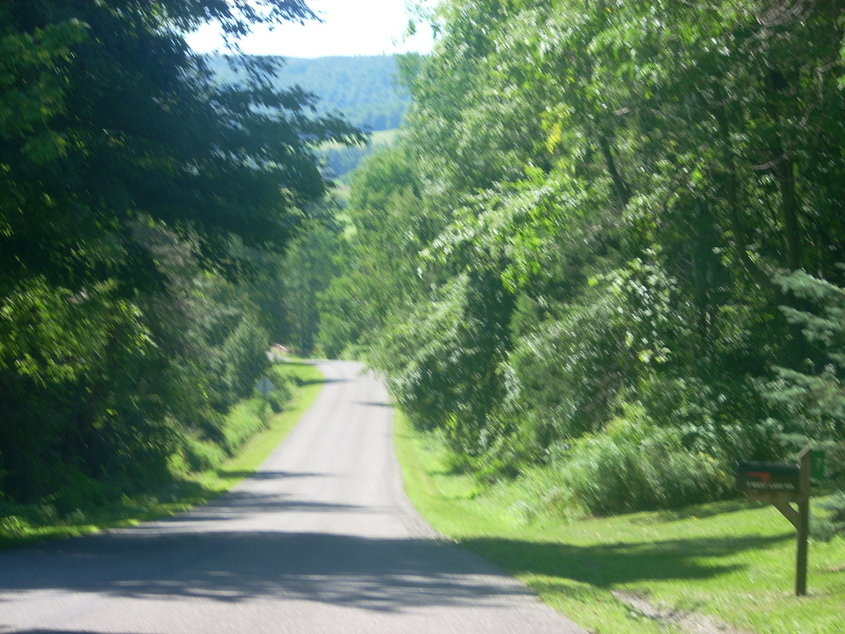 Dryden, NY Road down Dryden, NY photo, picture, image (New York) at