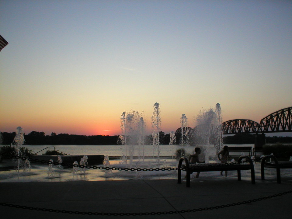 Henderson, KY Sunset over the Ohio River in JulyHenderson, Ky photo