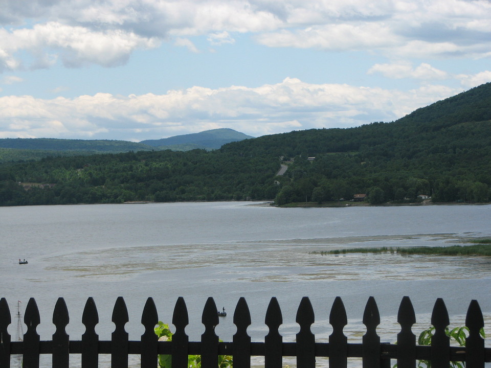 Ticonderoga, NY Lake from Fort Ti photo, picture, image (New