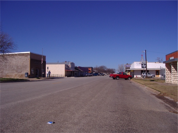 Cranfills Gap, TX main business street in Cranfills Gap photo