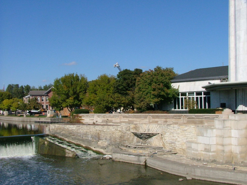 St. Charles, IL Downtown Fox River photo, picture, image (Illinois