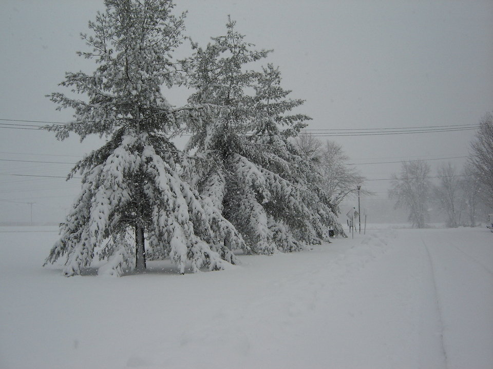 Weedsport, NY April 2007 Snow Storm photo, picture, image (New York