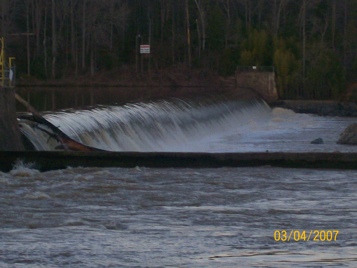 Lockhart, SC damn spillway on the broad river. photo, picture, image