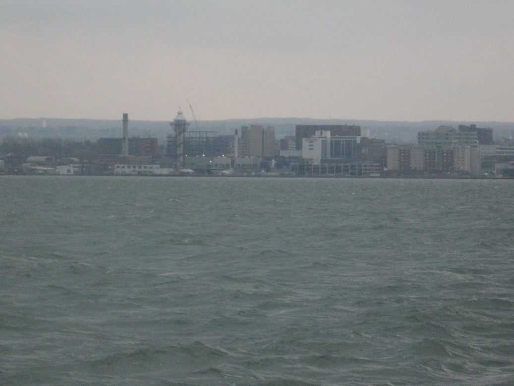 Erie, PA Downtown Erie from Presque Isle state park photo, picture