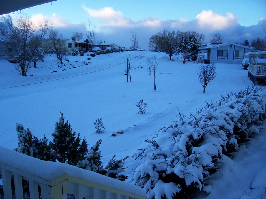 Prescott Valley, AZ Morning Snow in PV photo, picture, image (Arizona
