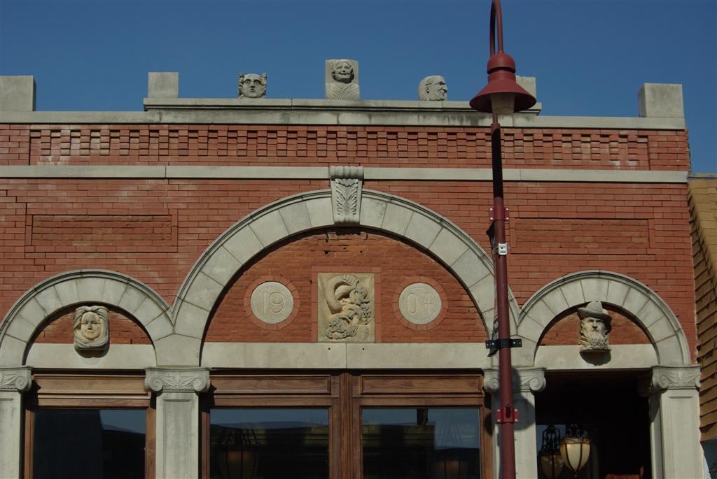 Gentry, AR Art Work on the Old BrattWasson Bank Building photo