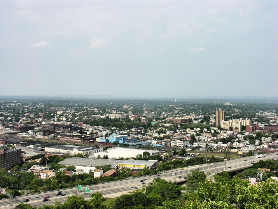 Paterson, NJ city of paterson from garret mountain park photo