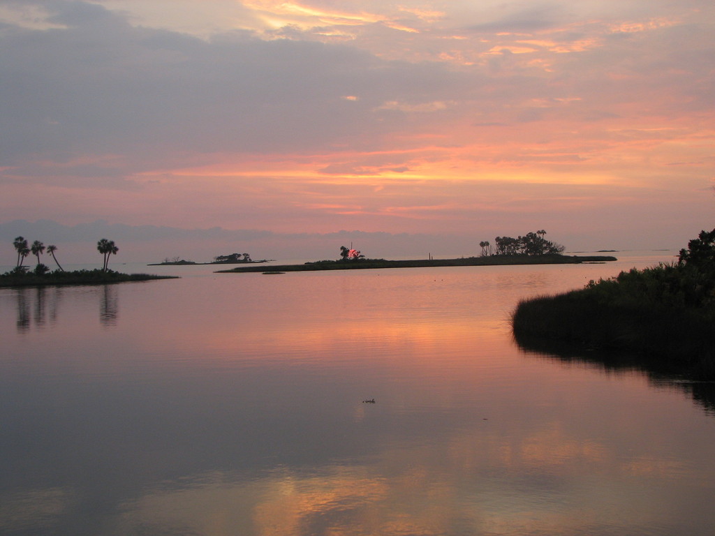 Yankeetown, FL sunset over the gulf in Yankeetown Fl photo, picture