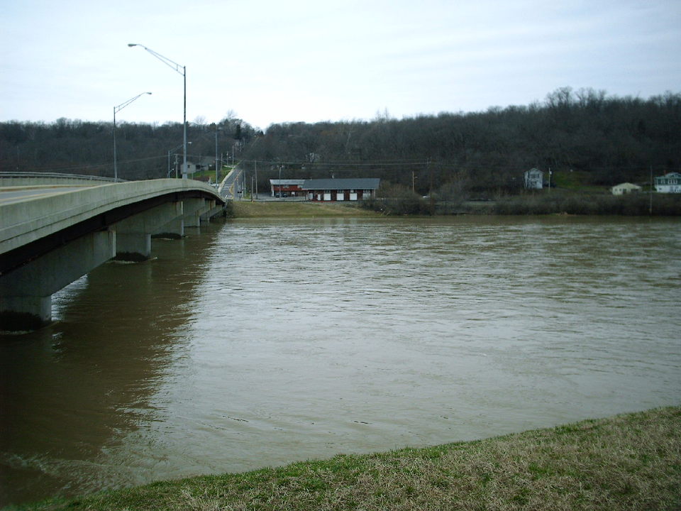 Miamisburg, OH Linden avenue bridge over Great Miami river