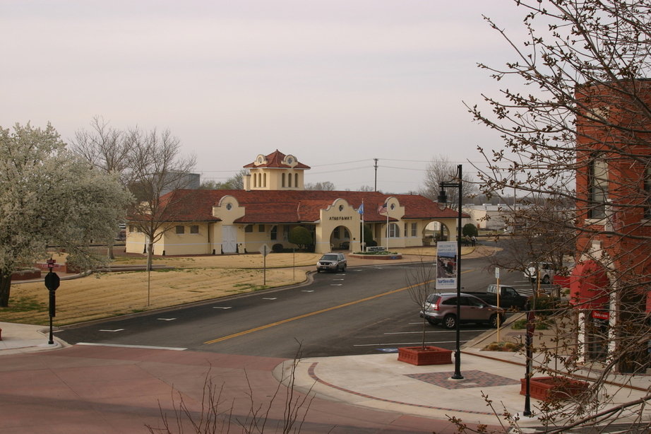 Bartlesville, OK Old rail depot in downtown Bartlesville photo