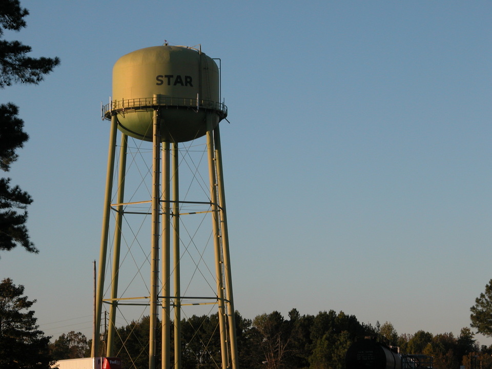 Star, NC Picture of Star water tower photo, picture, image (North