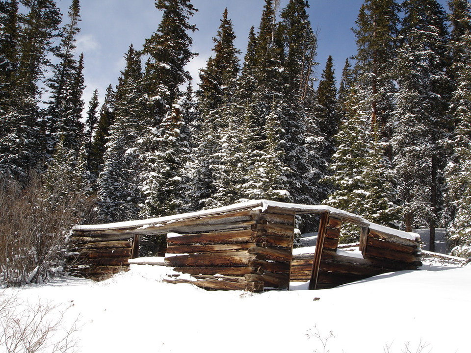 Fairplay, CO Old, abandoned log cabin in Fairplay photo, picture