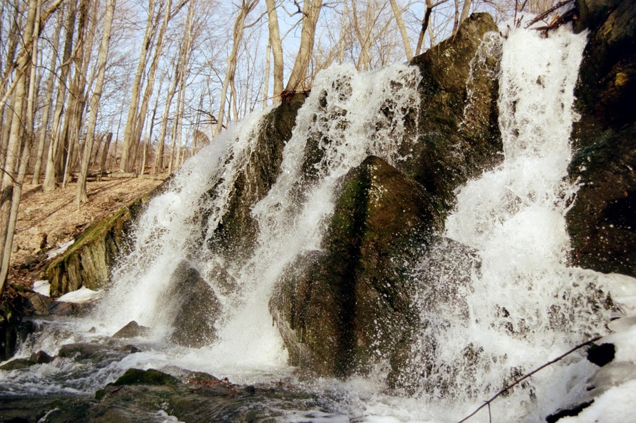 Clintondale, NY the falls on crow hill rd. (spring thaw) photo