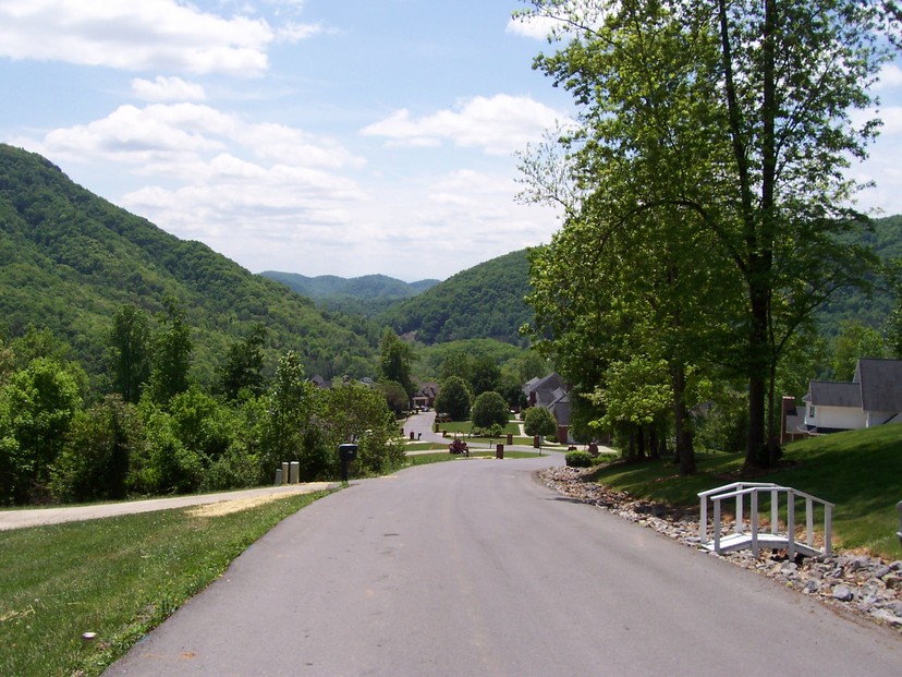 Gate City, VA view of Moccasin Gap, from Moccasin Hills subdivision