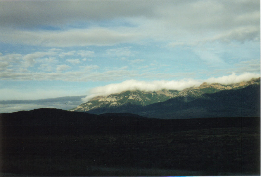 Belgrade, MT Clouds creeping over the Bridgers in Belgrade,Montana