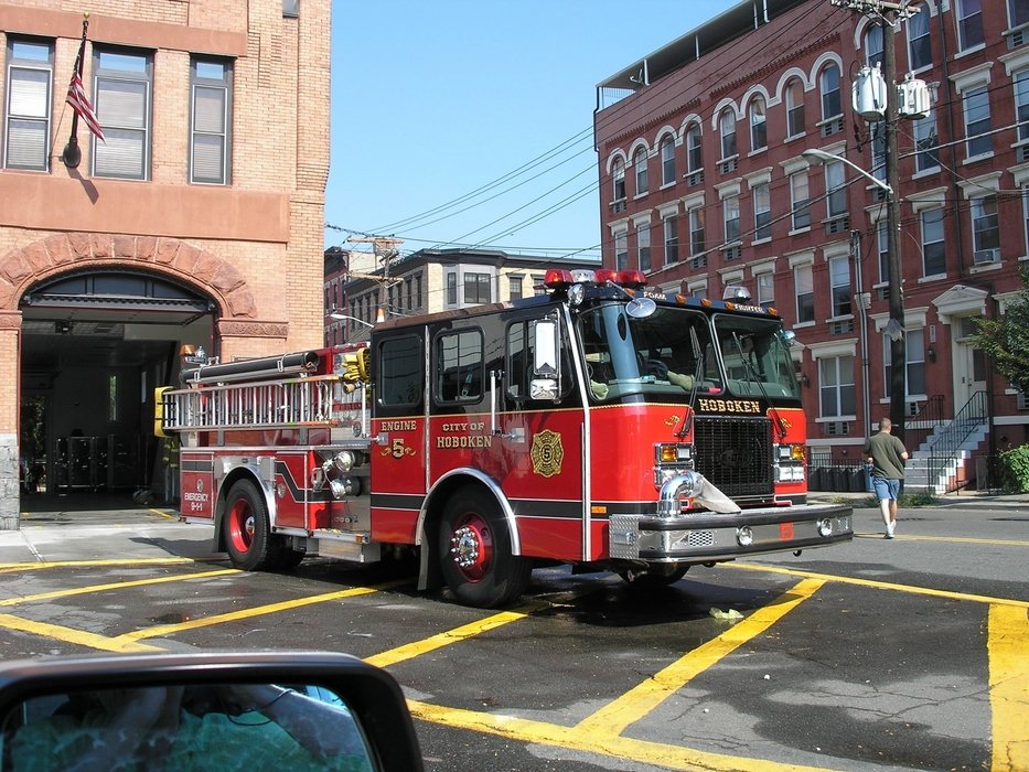 Hoboken, NJ Hoboken Fire Truck photo, picture, image (New Jersey) at