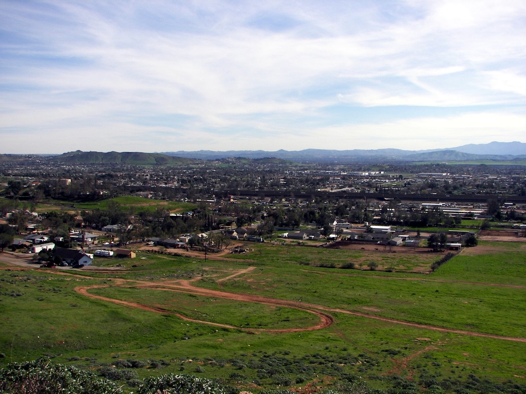 Glen Avon, CA looking south onto glen avon photo, picture, image