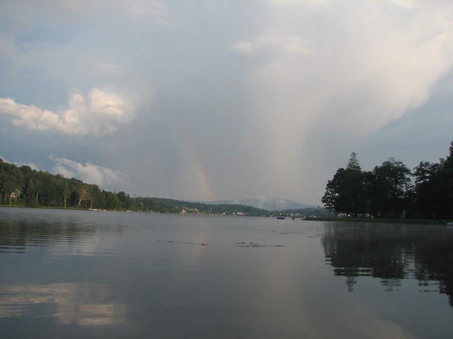 Tunkhannock, PA Lake Carey after a storm photo, picture, image