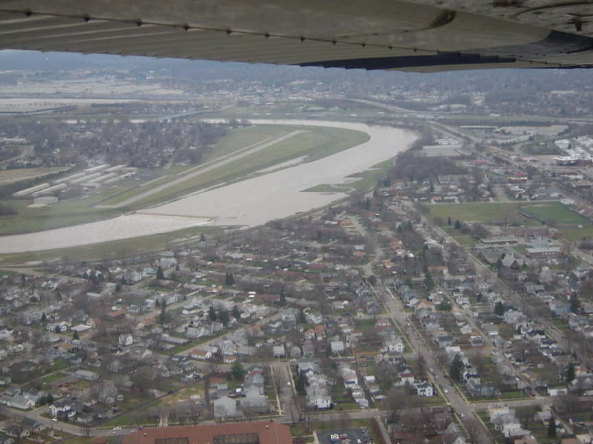 Moraine, OH Looking at Moraine Airpark. photo, picture, image (Ohio