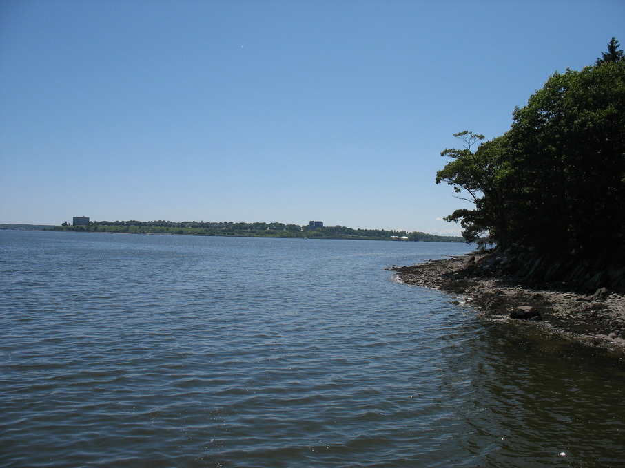 Falmouth, ME Looking out onto Casco Bay from Mackworth Island photo