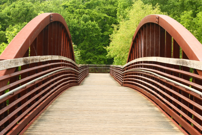 Murfreesboro, TN A bridge crossing over a part of the Stones River