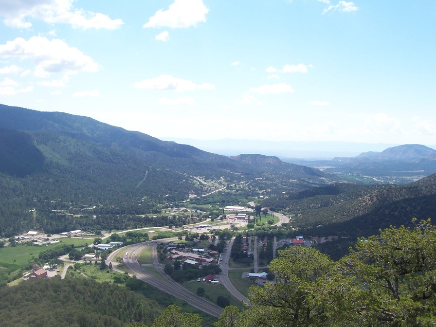 Mescalero, NM Mescalero from East Mountain photo, picture, image (New