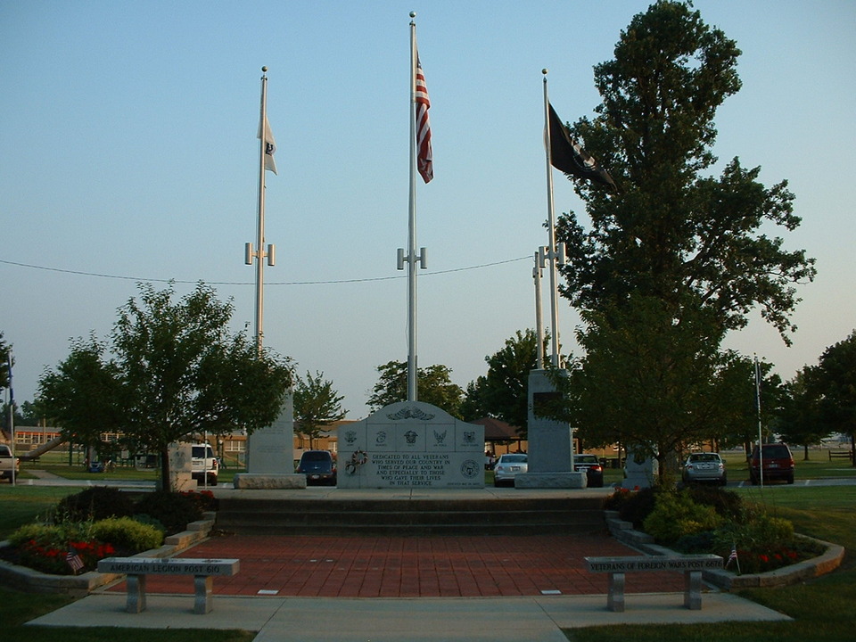 Brook Park, OH Memorial for police officers, firefighters, and
