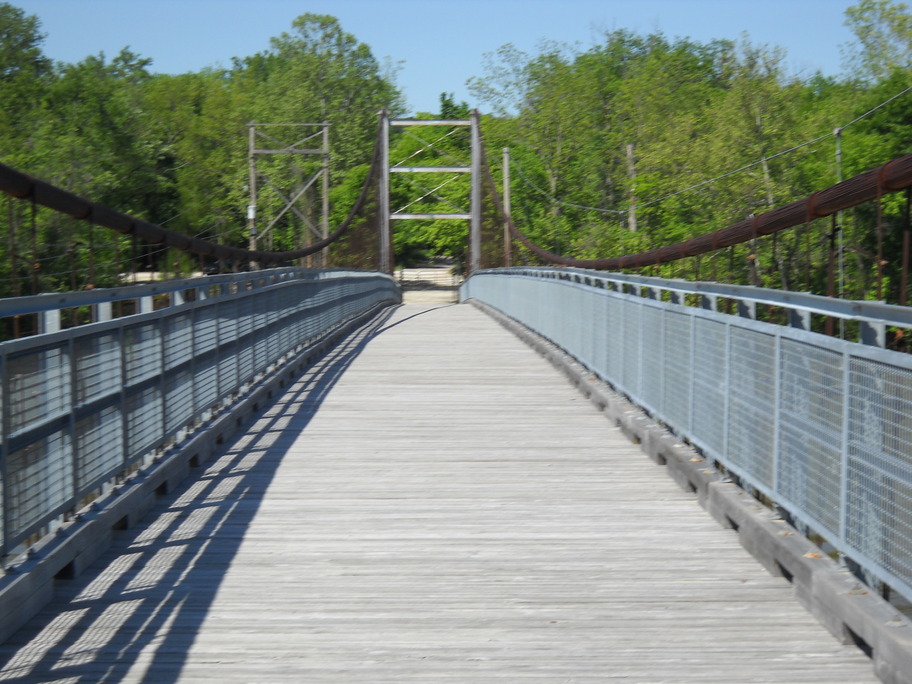 Warsaw, MO Swinging Bridge At Warsaw photo, picture, image (Missouri