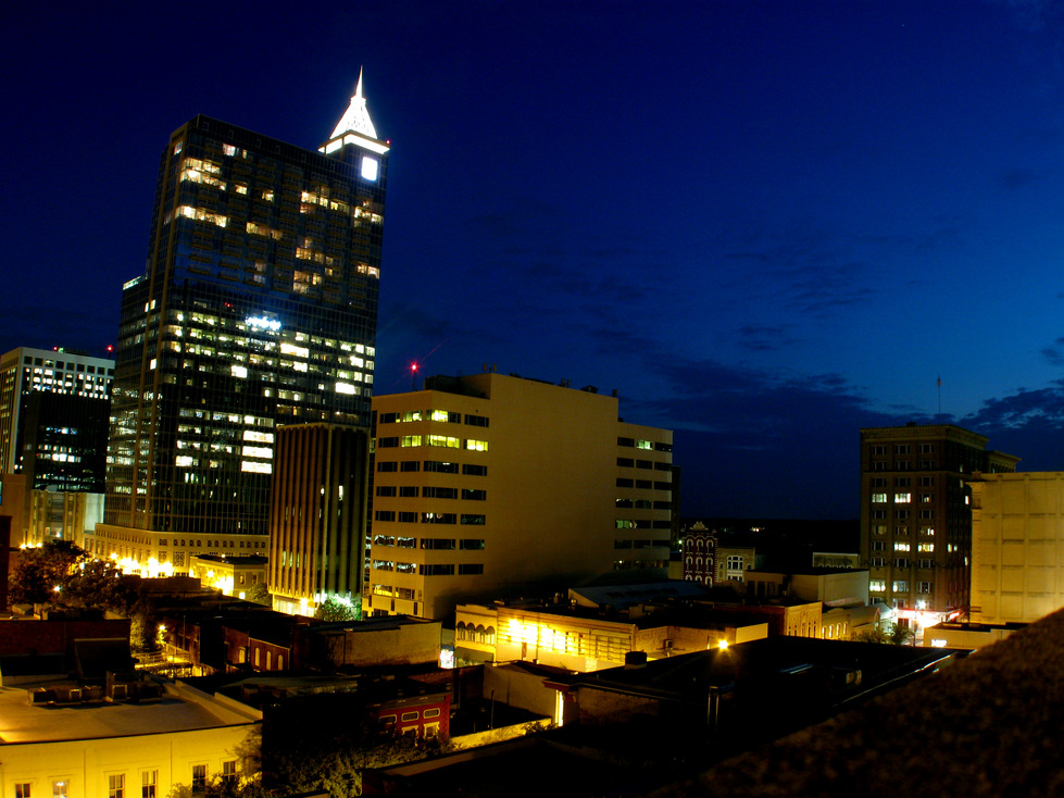 Raleigh, NC Downtown Night photo, picture, image (North Carolina