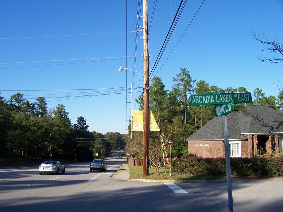 Arcadia Lakes, SC The more southerly of the intersections of Trenholm