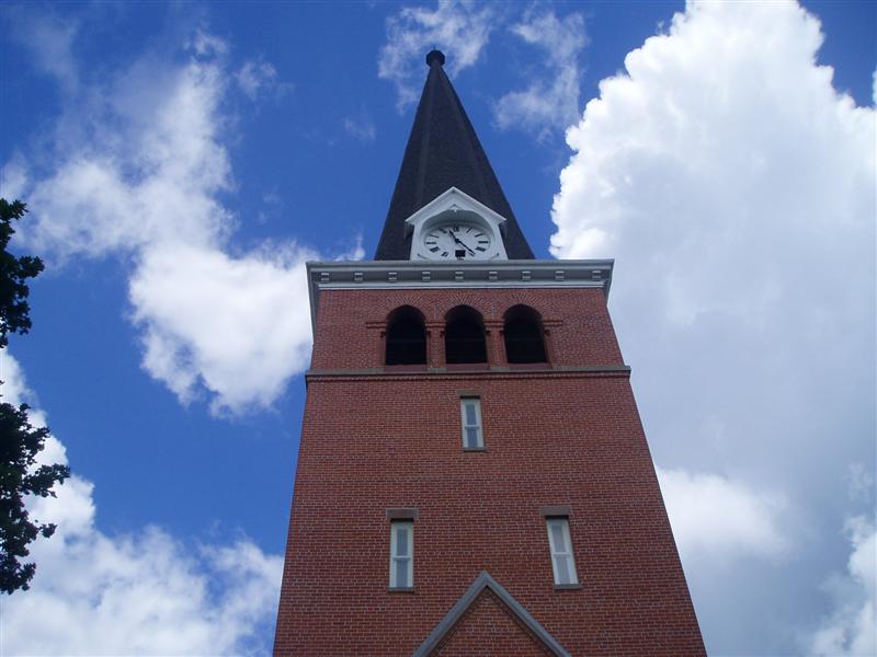 New Bremen, OH St. Paul steeple in New Bremen photo, picture, image