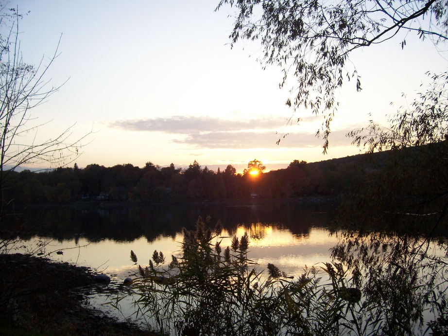 Lake Carmel, NY Lake Carmel Fall Sunset photo, picture, image (New