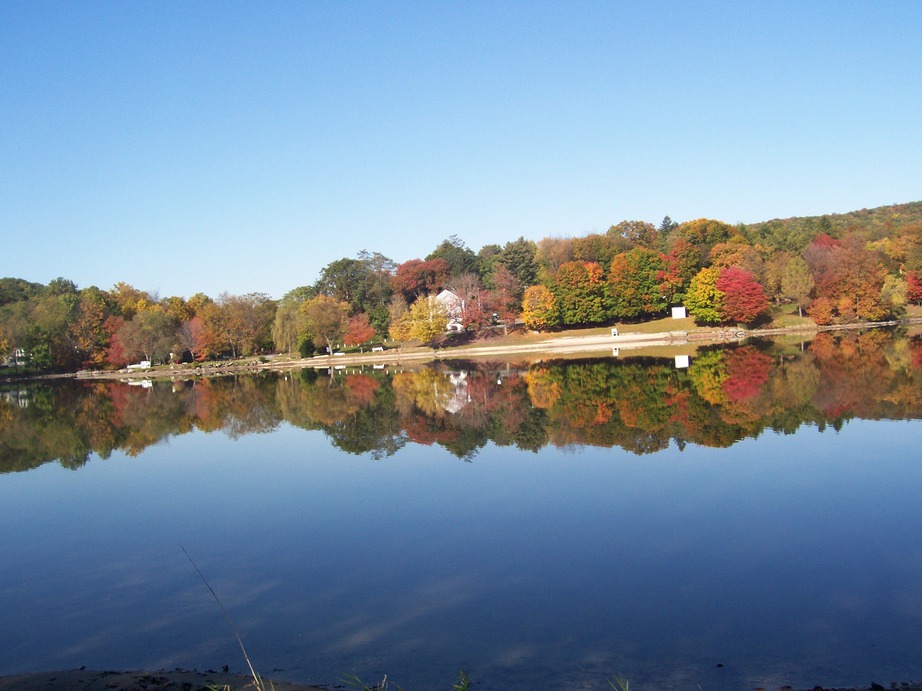 Lake Carmel, NY Mirror on Lake Carmel Fall 2009 photo, picture, image