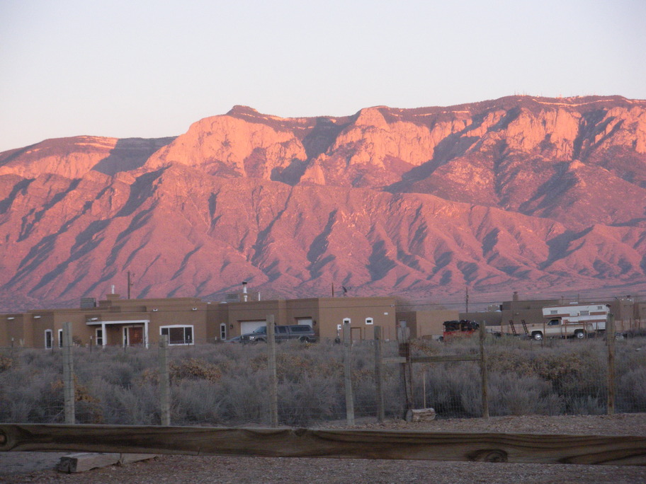 Corrales, NM Sunset view from our property in Corrales photo, picture
