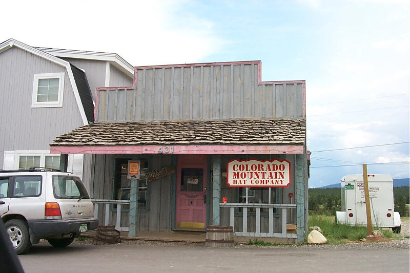 Fairplay, CO Hat Company (overhead business?) photo, picture, image