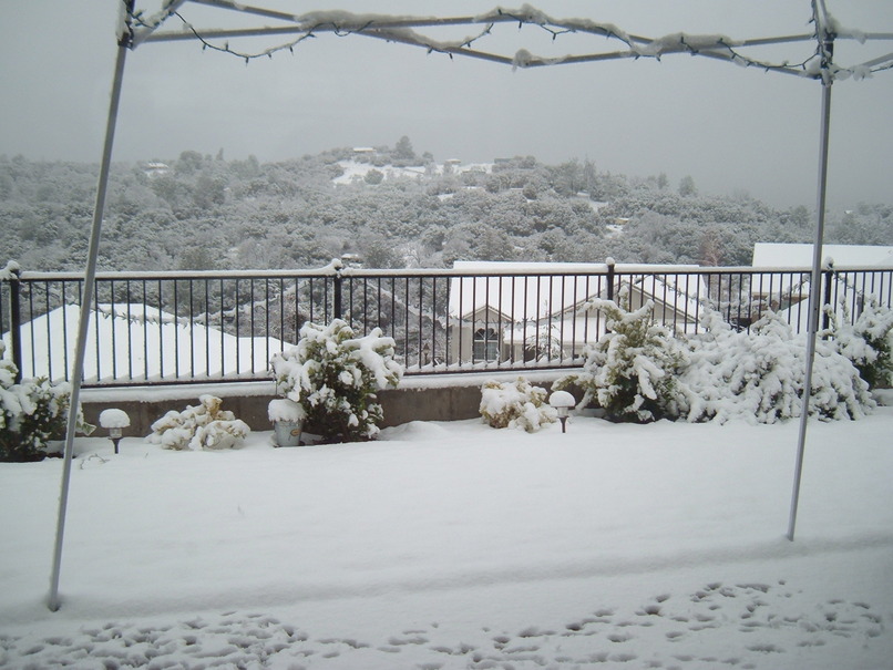 Soulsbyville, CA 2010 Snow Fall photo, picture, image (California) at