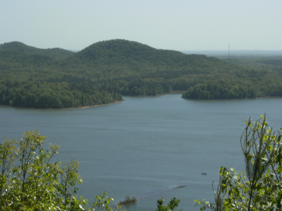 Carters Lake, GA Over look from The Top of Carters Dam photo, picture