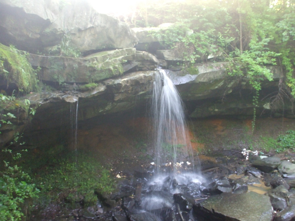 Oneida, TN Waterfall Behind Old Jail in Huntsville TN. photo, picture