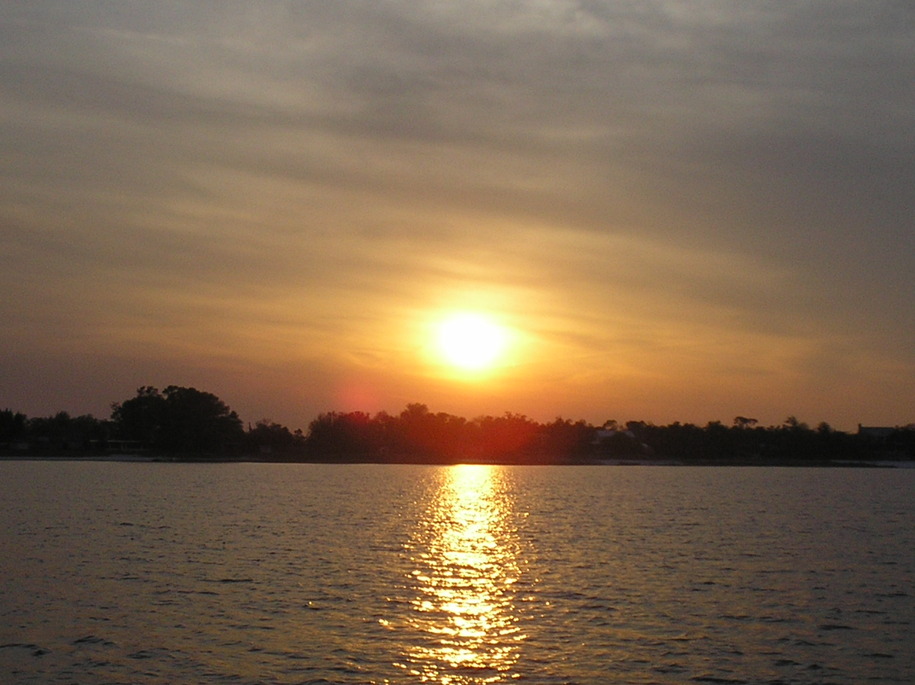 Babson Park, FL SUNSET OVER CROOKED LAKE photo, picture, image