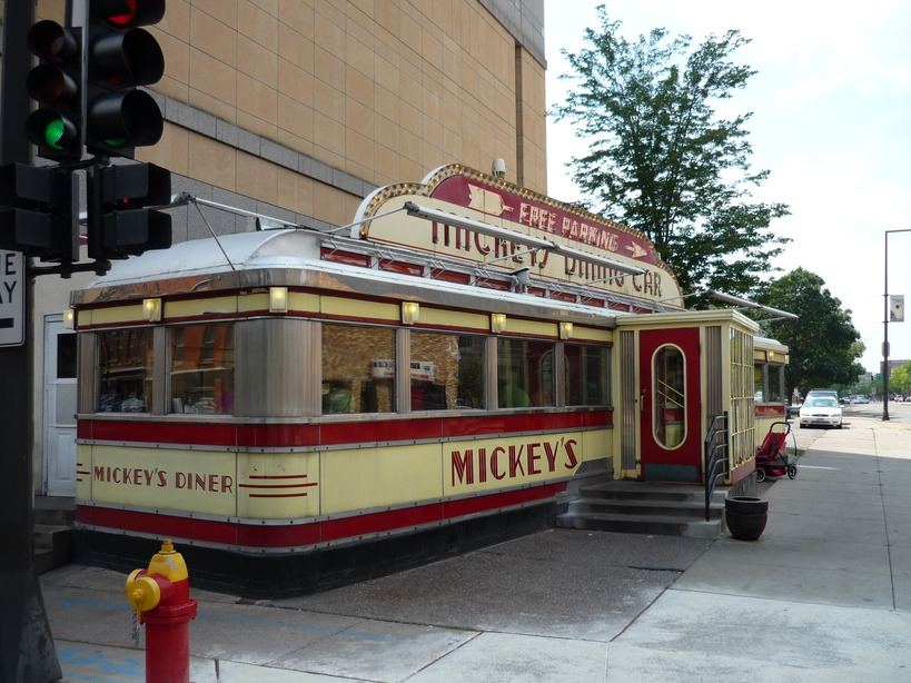 St. Paul, MN Mickey's Diner photo, picture, image (Minnesota) at city