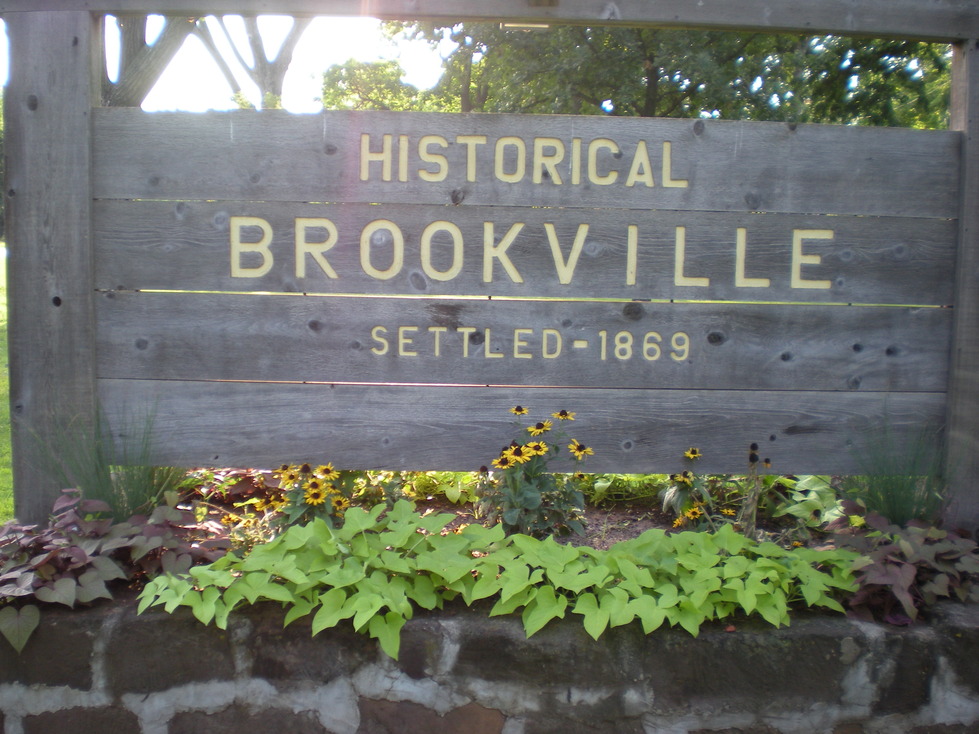 Brookville, KS City of Brookville Sign in Park photo, picture, image